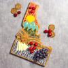 Totally Bamboo Wyoming State Shaped Cutting Board and Charcuterie Serving Platter with Artwork by Summer Stokes, Includes Hang Tie for Wall Display(Idaho)