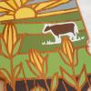 Totally Bamboo Wyoming State Shaped Cutting Board and Charcuterie Serving Platter with Artwork by Summer Stokes, Includes Hang Tie for Wall Display(Illinois)