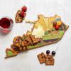 Totally Bamboo Wyoming State Shaped Cutting Board and Charcuterie Serving Platter with Artwork by Summer Stokes, Includes Hang Tie for Wall Display(Kentucky)