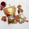 Totally Bamboo Wyoming State Shaped Cutting Board and Charcuterie Serving Platter with Artwork by Summer Stokes, Includes Hang Tie for Wall Display(Louisiana)