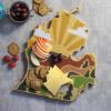 Totally Bamboo Wyoming State Shaped Cutting Board and Charcuterie Serving Platter with Artwork by Summer Stokes, Includes Hang Tie for Wall Display(Michigan)