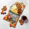 Totally Bamboo Wyoming State Shaped Cutting Board and Charcuterie Serving Platter with Artwork by Summer Stokes, Includes Hang Tie for Wall Display(Mississippi)