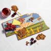 Totally Bamboo Wyoming State Shaped Cutting Board and Charcuterie Serving Platter with Artwork by Summer Stokes, Includes Hang Tie for Wall Display(Nebraska)
