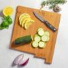 Totally Bamboo Wyoming State Shaped Cutting Board and Charcuterie Serving Platter with Artwork by Summer Stokes, Includes Hang Tie for Wall Display(New Mexico)