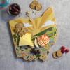 Totally Bamboo Wyoming State Shaped Cutting Board and Charcuterie Serving Platter with Artwork by Summer Stokes, Includes Hang Tie for Wall Display(Ohio)