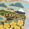 Totally Bamboo Wyoming State Shaped Cutting Board and Charcuterie Serving Platter with Artwork by Summer Stokes, Includes Hang Tie for Wall Display(Oregon)