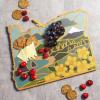 Totally Bamboo Wyoming State Shaped Cutting Board and Charcuterie Serving Platter with Artwork by Summer Stokes, Includes Hang Tie for Wall Display(Oregon)