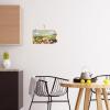 Totally Bamboo Wyoming State Shaped Cutting Board and Charcuterie Serving Platter with Artwork by Summer Stokes, Includes Hang Tie for Wall Display(Pennsylvania)