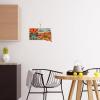 Totally Bamboo Wyoming State Shaped Cutting Board and Charcuterie Serving Platter with Artwork by Summer Stokes, Includes Hang Tie for Wall Display(South Dakota)