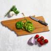 Totally Bamboo Wyoming State Shaped Cutting Board and Charcuterie Serving Platter with Artwork by Summer Stokes, Includes Hang Tie for Wall Display(Tennessee)