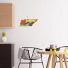Totally Bamboo Wyoming State Shaped Cutting Board and Charcuterie Serving Platter with Artwork by Summer Stokes, Includes Hang Tie for Wall Display(Tennessee)