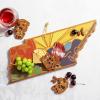 Totally Bamboo Wyoming State Shaped Cutting Board and Charcuterie Serving Platter with Artwork by Summer Stokes, Includes Hang Tie for Wall Display(Tennessee)