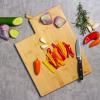 Totally Bamboo Wyoming State Shaped Cutting Board and Charcuterie Serving Platter with Artwork by Summer Stokes, Includes Hang Tie for Wall Display(Utah)