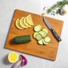 Totally Bamboo Wyoming State Shaped Cutting Board and Charcuterie Serving Platter with Artwork by Summer Stokes, Includes Hang Tie for Wall Display(Wyoming)