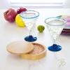 Totally Bamboo Margarita Salt Rimmer – Eco-Friendly Bamboo Glass Rimmer with Swivel Lid and Magnetic Closure | Cocktail Bar Tool for Margaritas and More