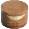 Totally Bamboo Rock & Branch Acacia Duet Salt and Pepper Bowl, Salt Cellar and Storage Box with Two Compartments, Magnetic Swivel Lid(Duet)
