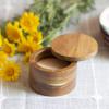 Totally Bamboo Rock & Branch Acacia Duet Salt and Pepper Bowl, Salt Cellar and Storage Box with Two Compartments, Magnetic Swivel Lid(Single)