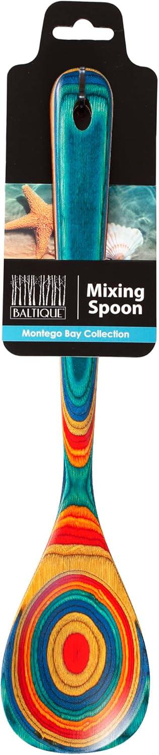 imageTotally Bamboo Baltique Montego Bay Collection 1212 Wooden Slotted Cooking Spoon Safe for NonstickCooking Spoon
