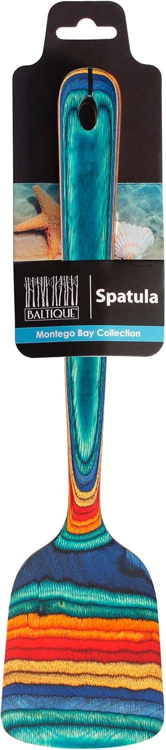 imageTotally Bamboo Baltique Montego Bay Collection 1212 Wooden Slotted Cooking Spoon Safe for NonstickSpatula