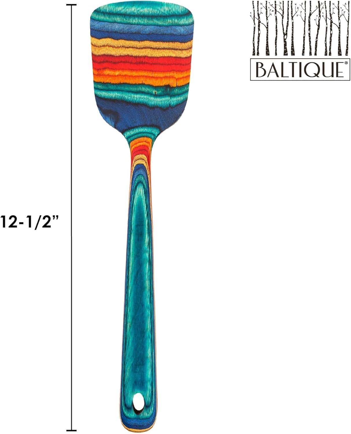 imageTotally Bamboo Baltique Montego Bay Collection 1212 Wooden Slotted Cooking Spoon Safe for NonstickSpatula