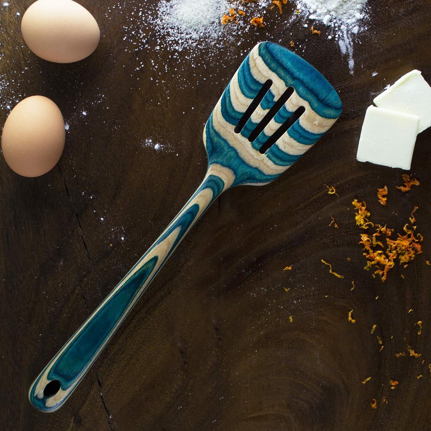 imageTotally Bamboo Baltique Mykonos Collection 1212 Wooden Slotted Spatula Safe for Nonstick