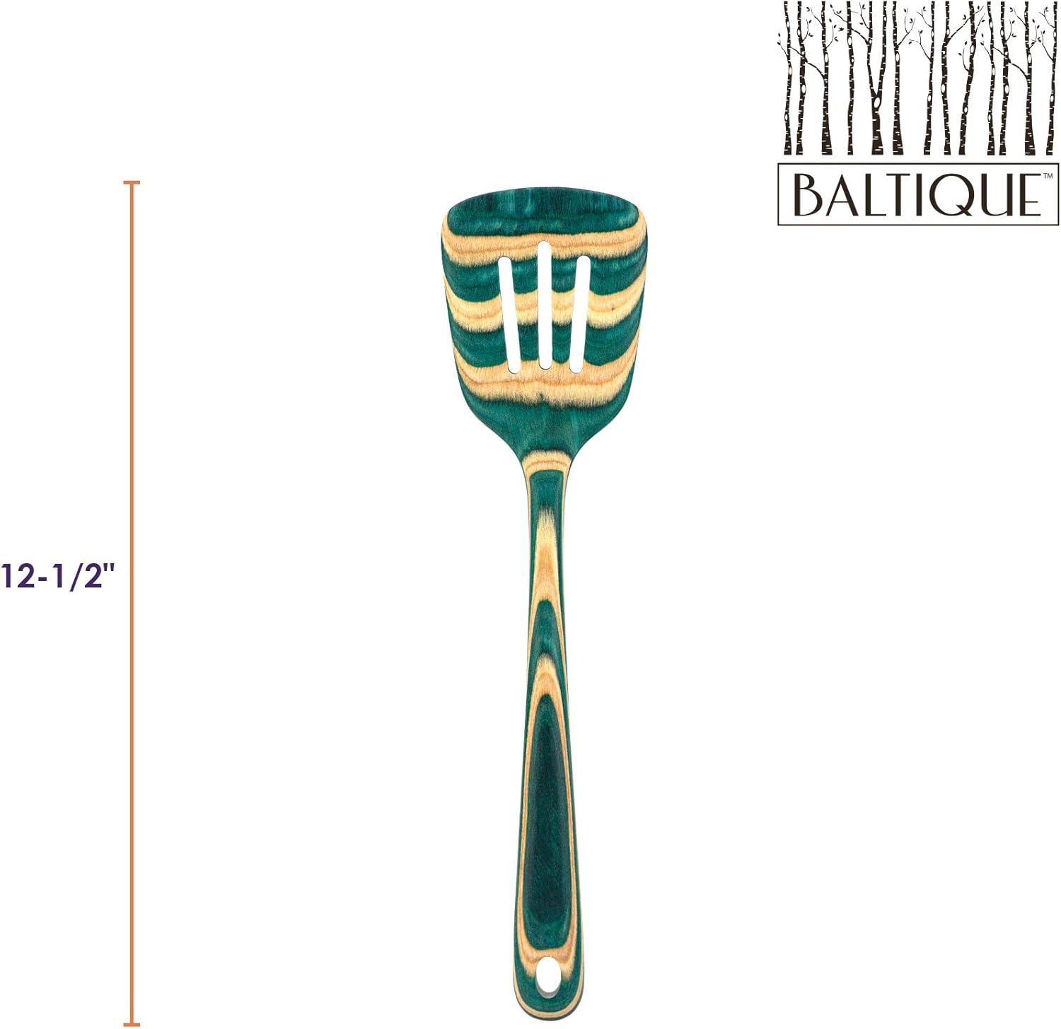 imageTotally Bamboo Baltique Mykonos Collection 1212 Wooden Slotted Spatula Safe for Nonstick