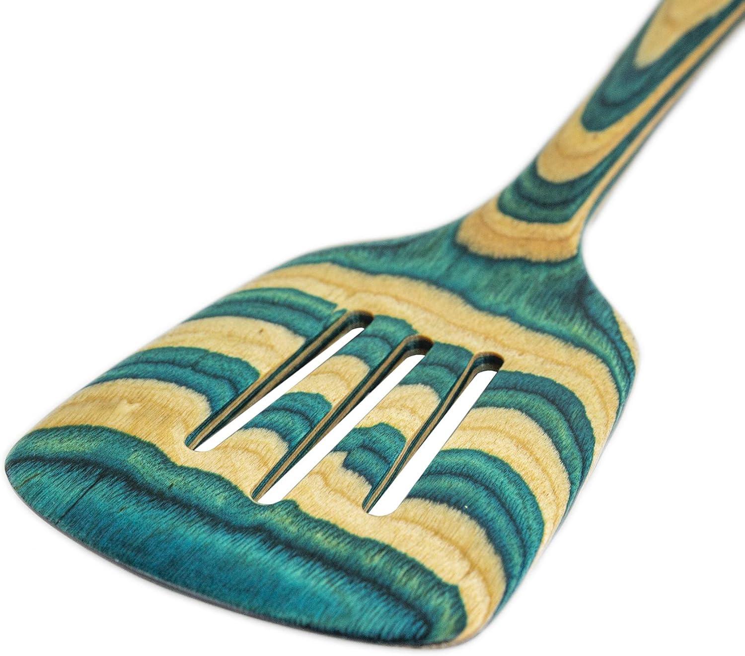 imageTotally Bamboo Baltique Mykonos Collection 1212 Wooden Slotted Spatula Safe for Nonstick