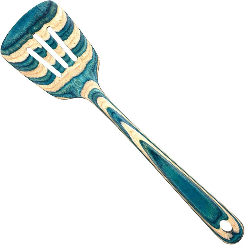 imageTotally Bamboo Baltique Mykonos Collection 1212 Wooden Slotted Spatula Safe for Nonstick