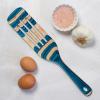 Baltique Mykonos 13 Inch Wooden Slotted Spurtle Spatula – Colorful Layered Birch Cooking Utensil for Stirring, Mixing & Serving