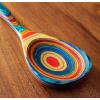 Totally Bamboo Baltique Montego Bay Collection 12-1/2″ Wooden Slotted Cooking Spoon, Safe for Nonstick(Cooking Spoon)