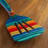 Totally Bamboo Baltique Montego Bay Collection 12-1/2″ Wooden Slotted Cooking Spoon, Safe for Nonstick(Slotted Spatula)