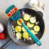 Totally Bamboo Baltique Montego Bay Collection 12-1/2″ Wooden Slotted Cooking Spoon, Safe for Nonstick(Slotted Spatula)