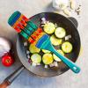 Totally Bamboo Baltique Montego Bay Collection 12-1/2″ Wooden Slotted Cooking Spoon, Safe for Nonstick(Spurtle)
