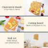 Totally Bamboo Destination Arizona Shaped Cutting Board – Bamboo Charcuterie and Serving Board with Hang Tie for Wall Display