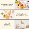 Totally Bamboo Destination Idaho Shaped Cutting Board – Bamboo Charcuterie and Serving Board with Hang Tie for Wall Display(10.5″L x 15″W)
