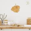 Totally Bamboo Destination Kauai Serving and Cutting Board, Includes Hang Tie for Wall Display