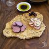 Totally Bamboo Destination Kauai Serving and Cutting Board, Includes Hang Tie for Wall Display
