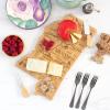 Totally Bamboo Destination Mississippi State Shaped Serving and Cutting Board, Includes Hang Tie for Wall Display