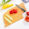 Totally Bamboo Destination Nebraska State Shaped Serving and Cutting Board, Includes Hang Tie for Wall Display