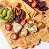 Totally Bamboo Destination Ohio Shaped Cutting Board – Bamboo Charcuterie and Serving Board with Hang Tie for Wall Display
