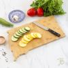 Totally Bamboo Destination South Dakota State Shaped Serving and Cutting Board, Includes Hang Tie for Wall Display