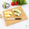 Totally Bamboo Destination Wyoming State Shaped Serving and Cutting Board, Includes Hang Tie for Wall Display