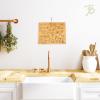 Totally Bamboo Destination Wyoming State Shaped Serving and Cutting Board, Includes Hang Tie for Wall Display