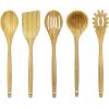 Totally Bamboo Soup and Sauce Ladle(14″ Slotted Spoon)