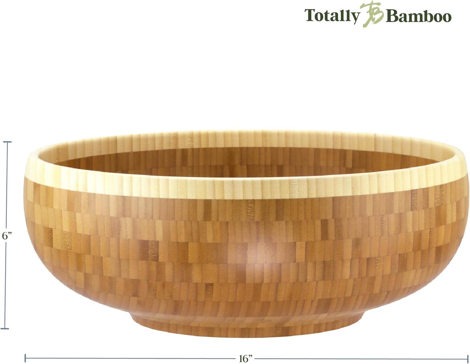 imageTotally Bamboo Classic Bamboo Serving Bowl 10 x 10 x 312Twotone