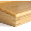 Totally Bamboo Butler’s Serving Tray with Handles, Decorative Tray for Ottoman or Coffee Table, 23″ x 15″