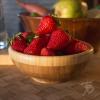 Totally Bamboo Classic Bamboo Serving Bowl, 10″ x 10″ x 3-1/2″(Two-tone)