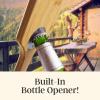 Totally Bamboo Grill Scraper with Bottle Opener – Bristle-Free Bamboo Wooden BBQ Scraper Tool for Outdoor Grill Cleaning – Safe for All Grates, Charcoal and Gas BBQs