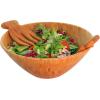 Totally Bamboo Metro Large Bamboo Serving Bowl, 14″ x 14″ x 6″