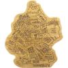 Totally Bamboo Brooklyn City Life Bamboo Serving and Cutting Board, 13-1/2″ x 11-3/4″